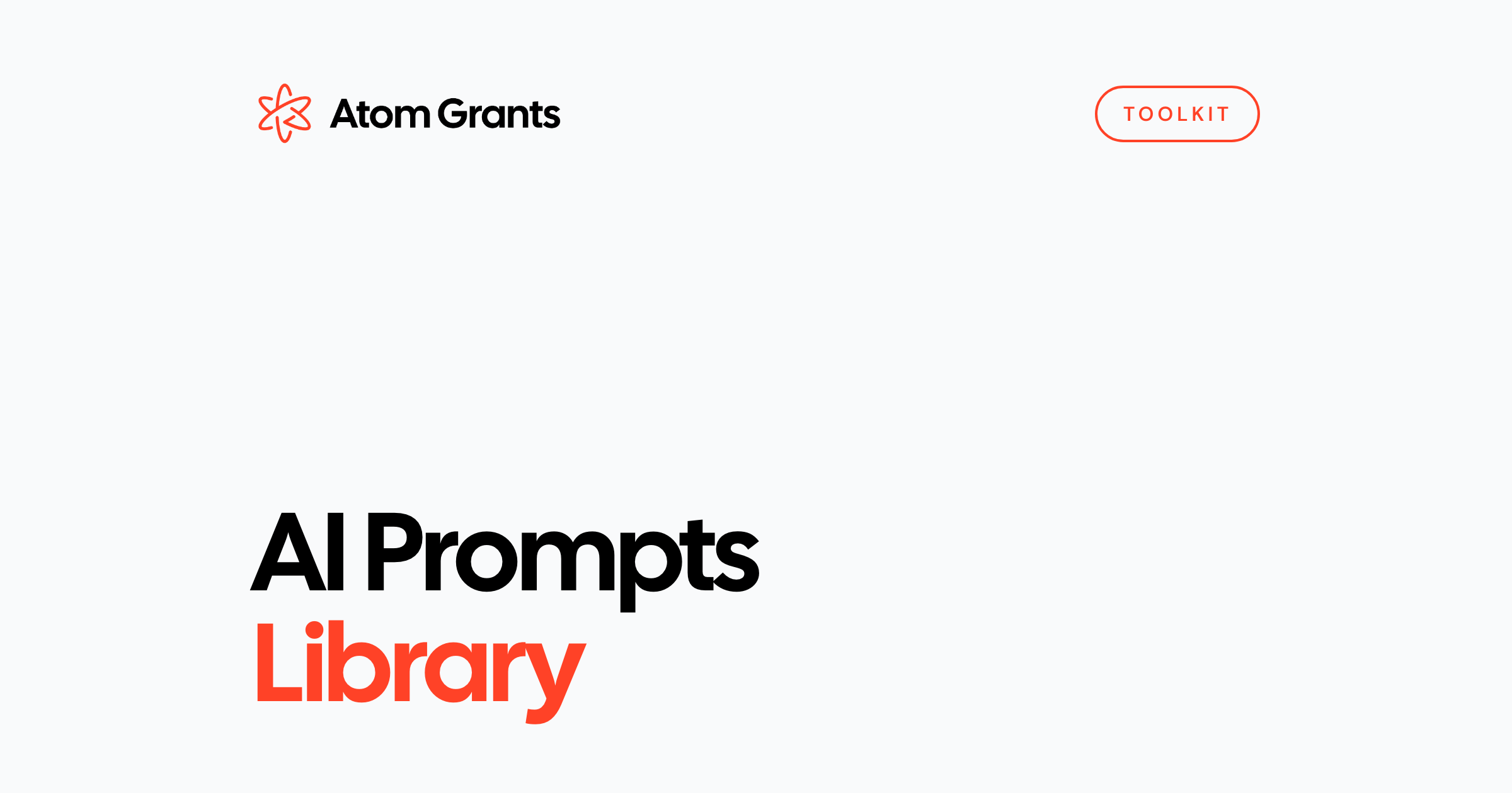 AI Prompts Library | Atom Grants